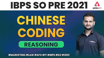 Chinese Coding Decoding Reasoning Tricks | IBPS SO Prelims Preparation 2021