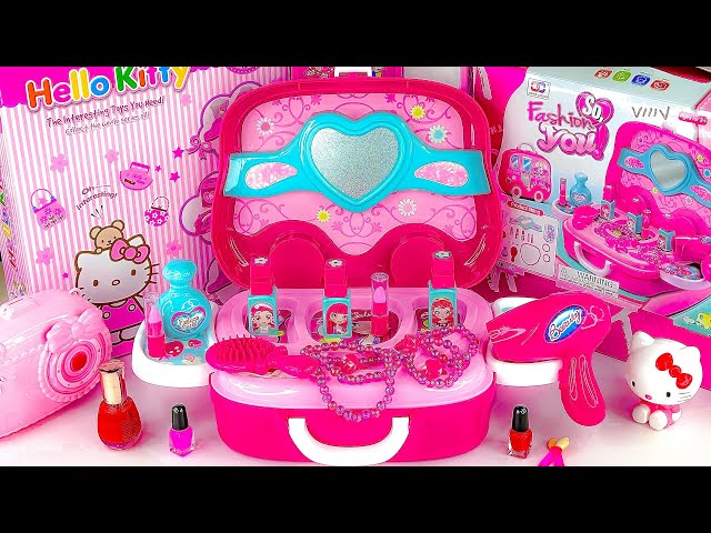 7 Minutes Satisfying with Unboxing Hello Kitty Toys Makeup Set (ASMR) - Tiny World Toy class=