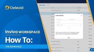 How To: Navigate the Admin Page in Invivo Workspace