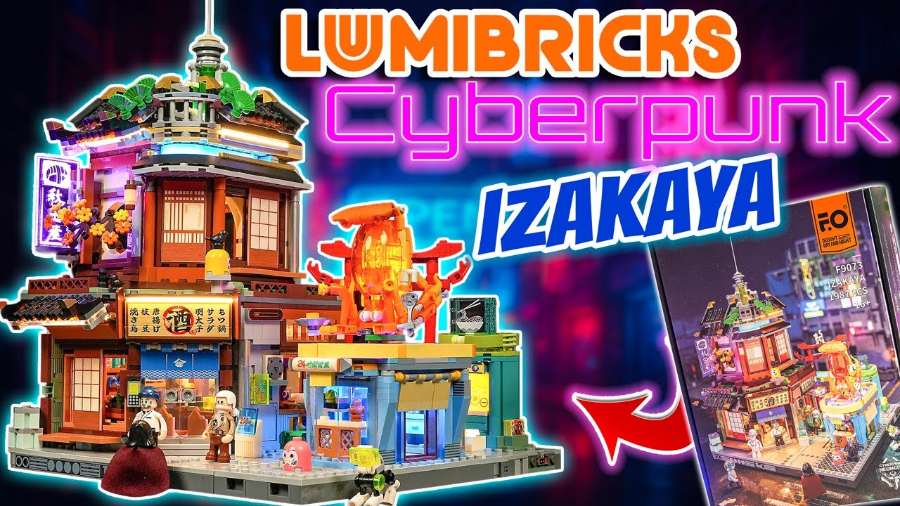 LUMIBRICKS IZAKAYA - Le Restaurant Japonais à l'ambiance CYBERPUNK Complètement Eclairé