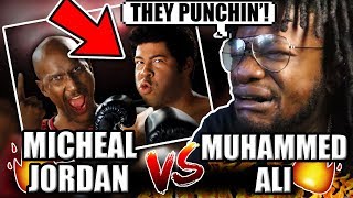 Michael Jordan vs Muhammad Ali. Epic Rap Battles of History (REACTION!)