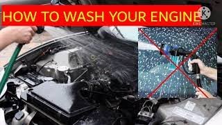 كيف تغسل ماتور سيارتك HOW TO WASH YOUR ENGINE