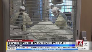 Gov. Cooper to hold COVID-19 task force briefing as cases continue to surge