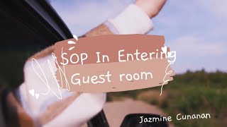 Information SOP in Entering Guest room Update