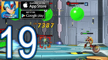 MEGAMAN X DiVE Mobile iOS Android Walkthrough - Part 19 - Jakob Orbital Elevator (Challenge)