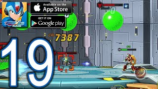 MEGAMAN X DiVE Mobile iOS Android Walkthrough - Part 19 - Jakob Orbital Elevator (Challenge) screenshot 1