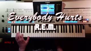 Everybody Hurts - R.E.M., Cover, Eingespielt mit Titelbezogenem Style auf Tyros 4 chords