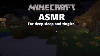 ASMR Super Tingly Minecraft gameplay for you to relax too💤 . . .