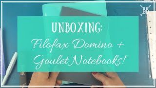 Unboxing: Filofax + Goulet Notebooks