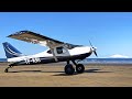 STOL Landing Practice on a beach in Iceland