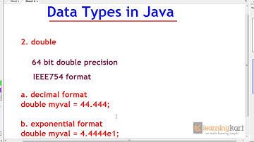 double data type in java