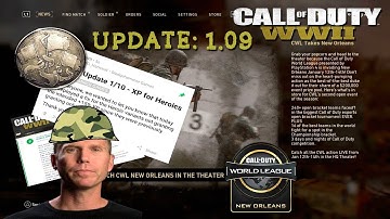 **UPDATE 1.09**Game Updates,Hotfixes,Tuning & more! (Call of Duty WWII)