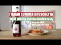 Sommelier and Chef pair Bruschetta with Bonarda Rosé wine from Piemonte