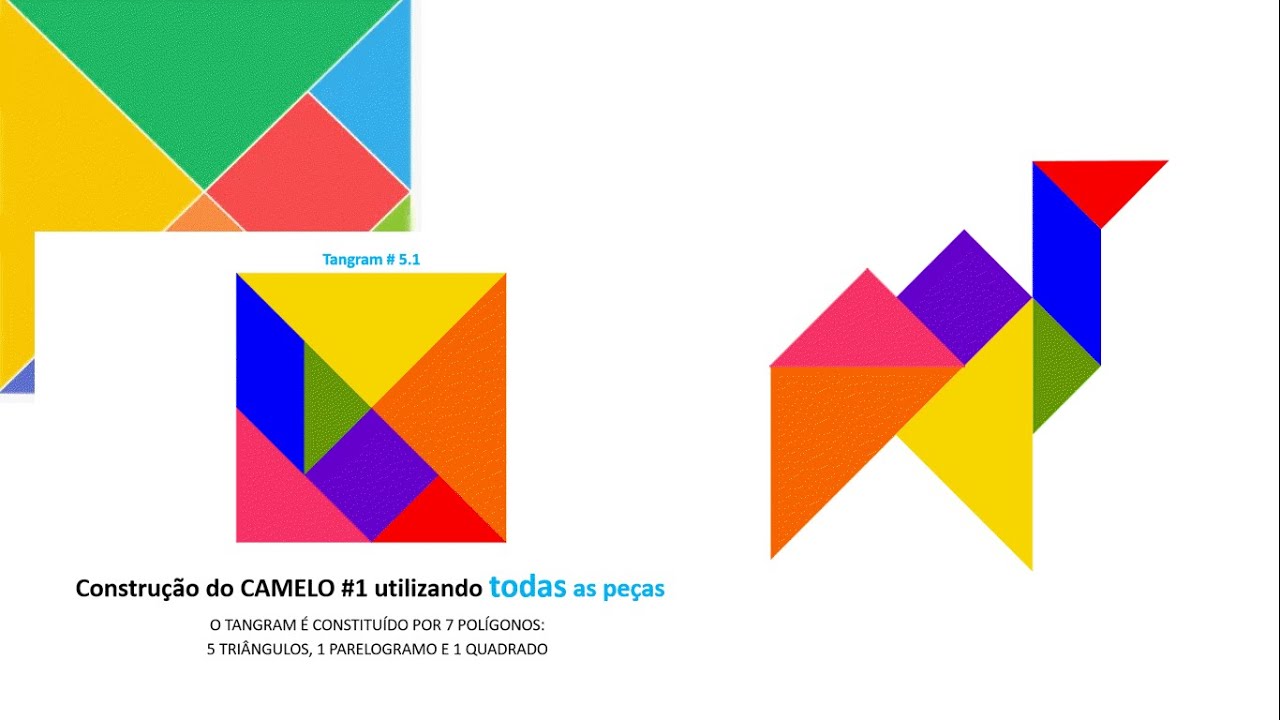 Construção do CAMELO #1 / TANGRAM #5.1 