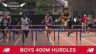 Boys 400m Hurdles Championship Section 6 - New Balance Nationals Outdoor 2023