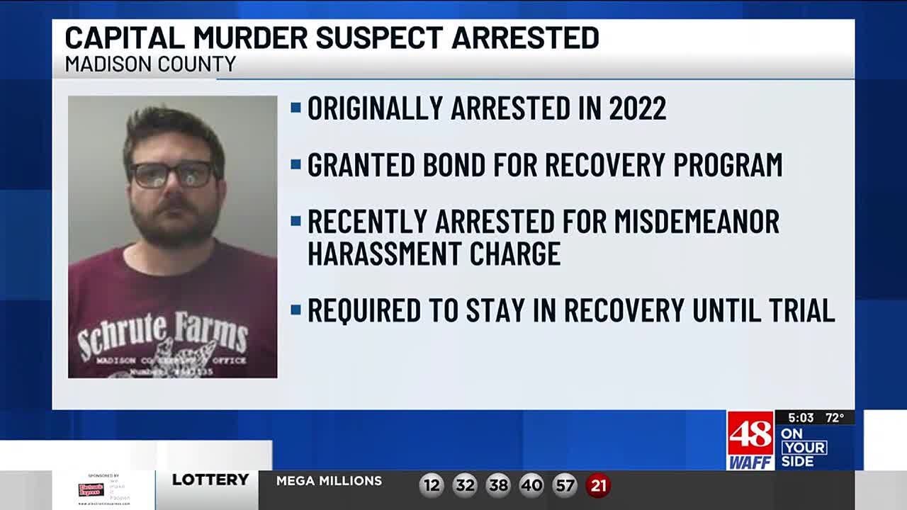 Madison Co. capital murder suspect back in jail following new charge ...