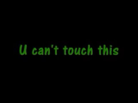 Mc Hammer U Can T Touch This Lyrics Youtube