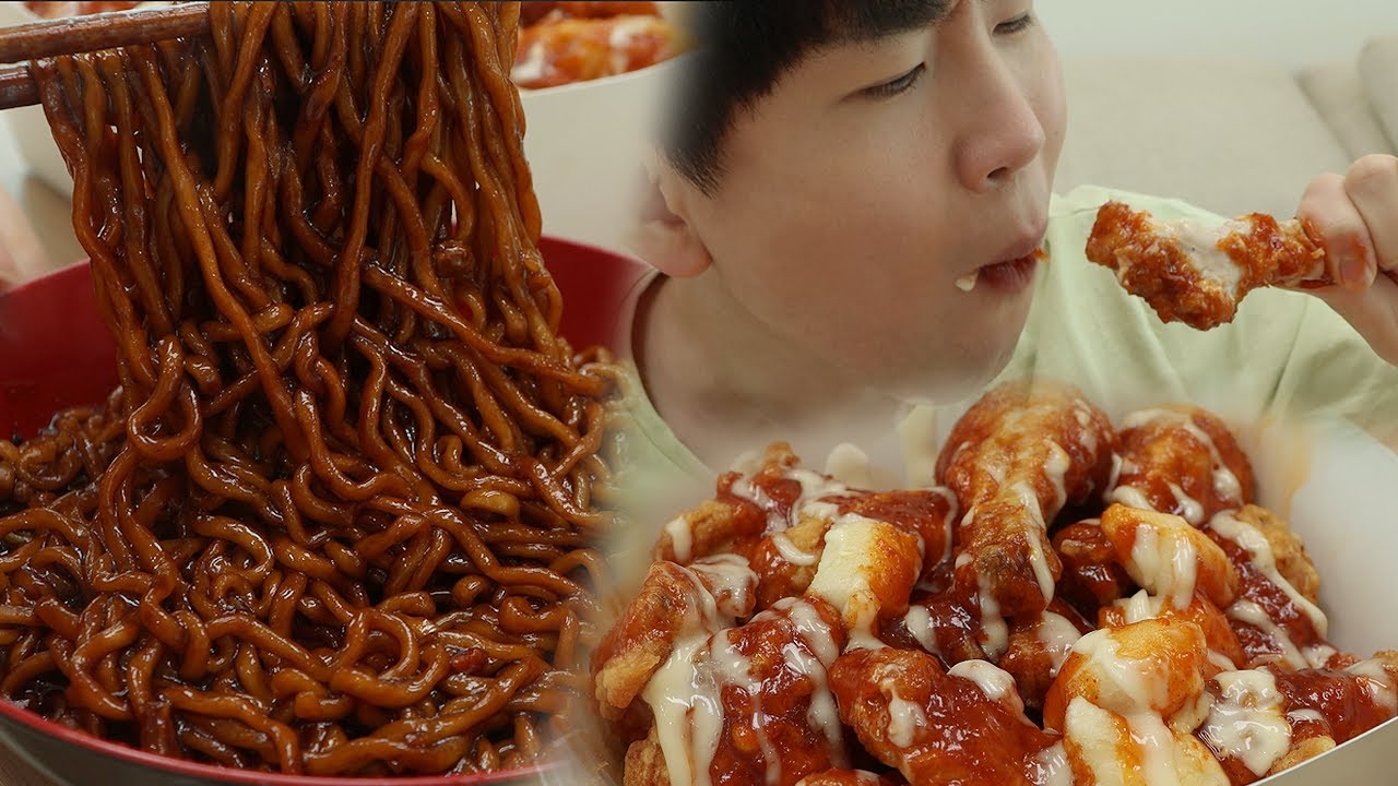 슈프림치킨 뼈..는 어때요? How can Supreme Chicken be like this..?! Cinema Mukbang by DoNam