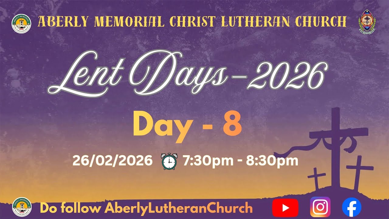 Lent Days-8 (28/02/2026)
