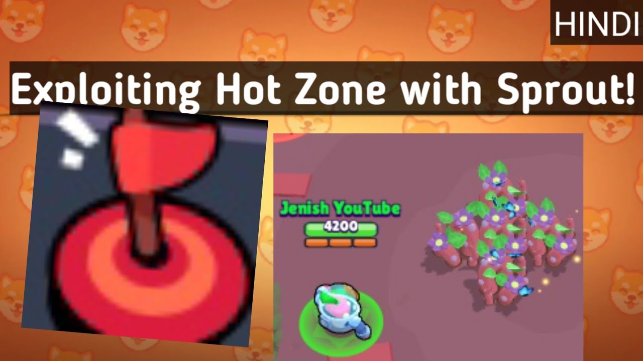 Epic Trolling with Sprout in Hot Zone! | Brawl Stars India