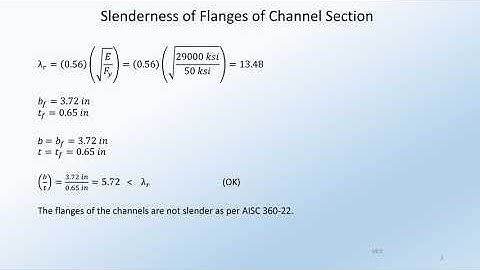STDN101-104-156: Compression capacity of a steel column as per AISC 360-22.