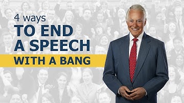 4 Ways to End a Speech With a Bang