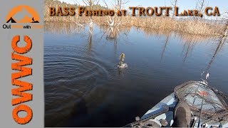 Bass Fishing at Trout Lake, CA