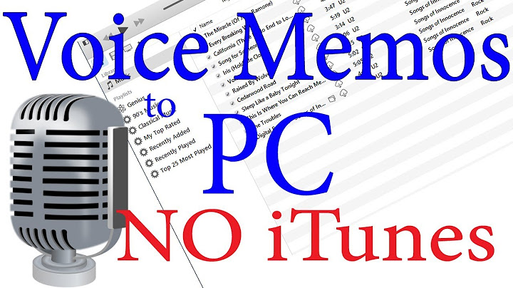 How to transfer voice memos from iphone to pc without itunes