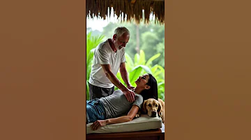 Touch Of Love Grandpa S Massage Under Rain ASMR For Emotional Healing Sleep 