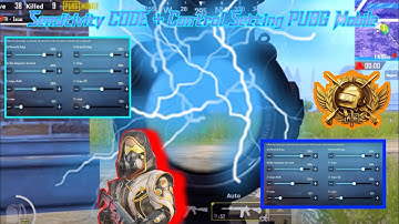 New Update 1.9.0 🤩 !! Best Sensitivity CODE + Control Setting PUBG Mobile | BGMI After Update 1.9.0