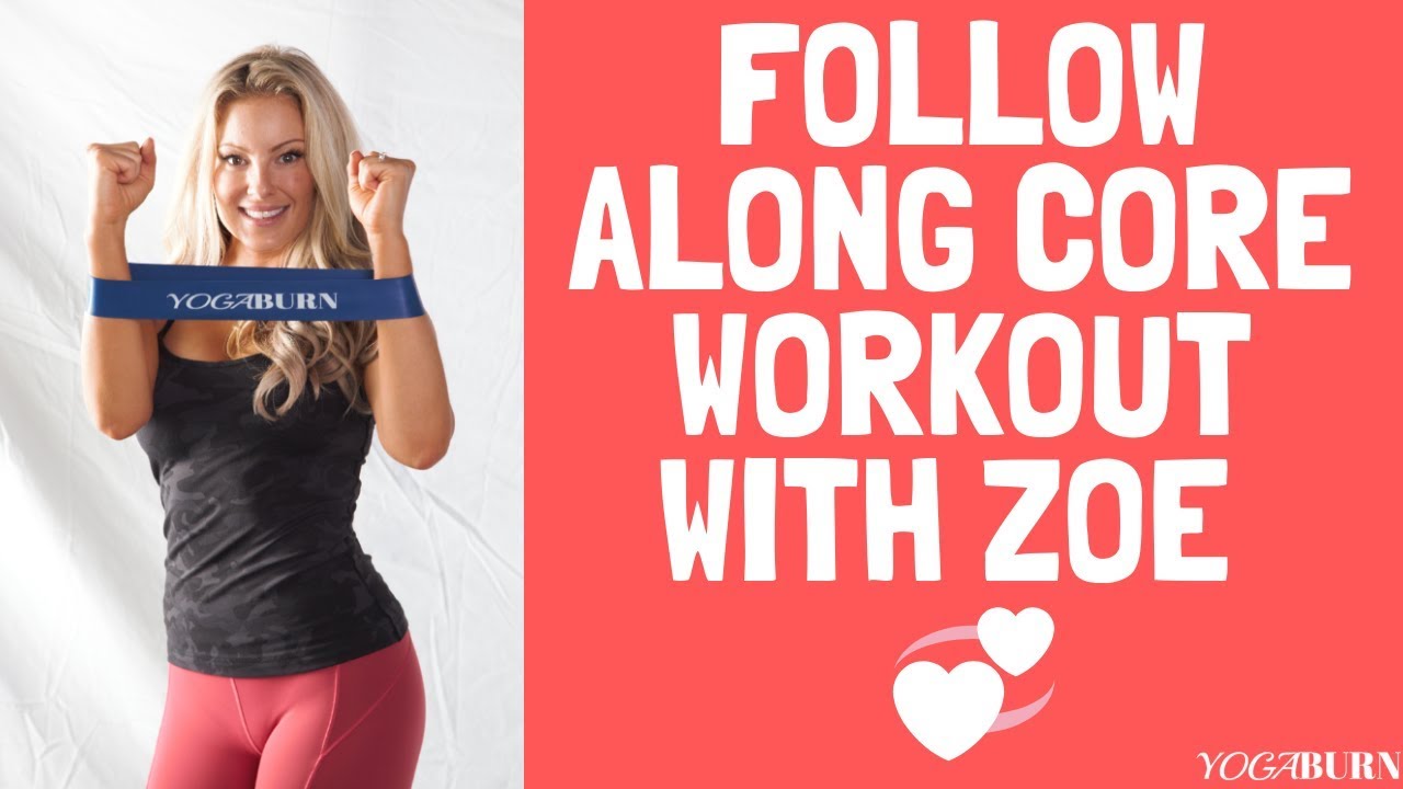 Follow along core workout with Zoe 💕