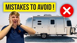 5 MISTAKES to AVOID with your Airstream or RV