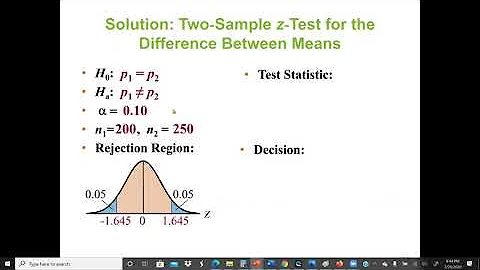 How to test the Difference Between Proportions - Hypothesis Testing with Two Samples - Statistics