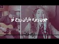 Chon Rizad Barane Ruhe To چون ریزد باران روح تو 