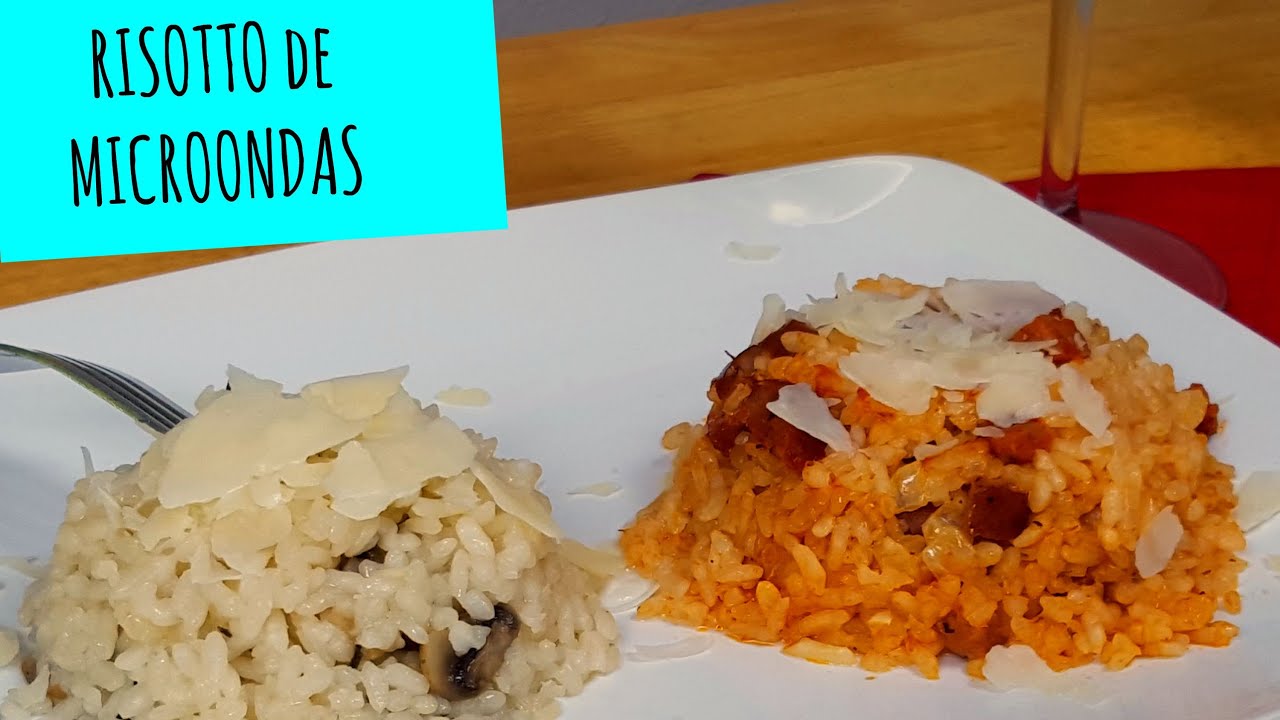 Risotto de Microondas receta en español - La Cooquette