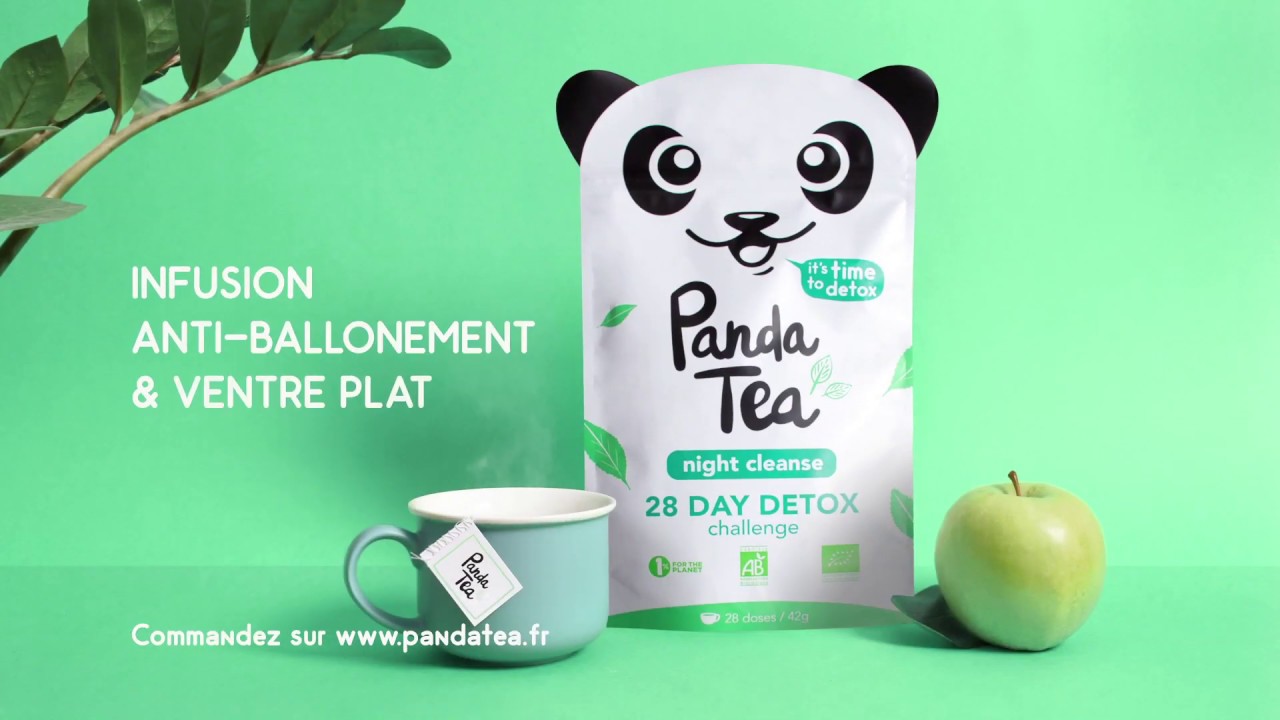 Panda Tea - Cure Minceur & Digestion - 100% Bio - www.pandatea.fr - YouTube
