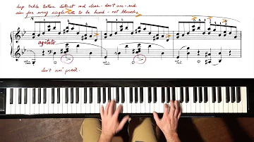 Chopin Ballade No.1 TUTORIAL - P. Barton, FEURICH piano