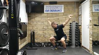 Dowel Overhead Squat