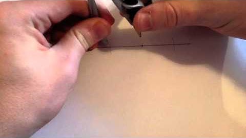 Perpendicular through point on line - Corbettmaths