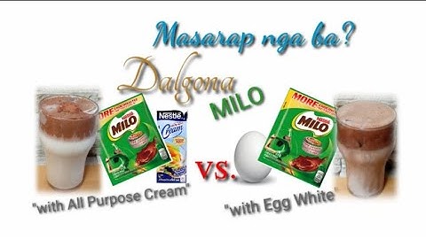 Dalgona MILO | without Whipped Cream and Mixer