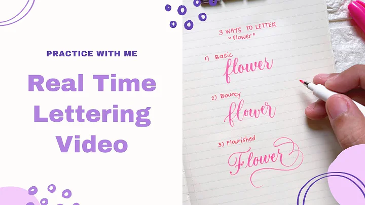 Hand Lettering Practice With Me | Brush Lettering in Real Time | Calligraphy Tutorial for Beginners - DayDayNews