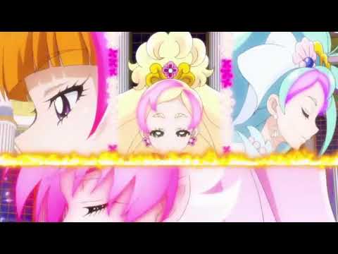 Go プリンセスプリキュア 4人変身シーン Go Princess Precure Transformations