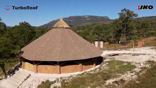 Impermeabilización de Palapa con Teja Asfáltica Cambridge - TurboRoof