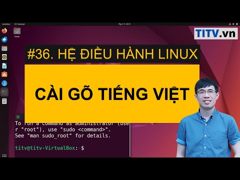 Hướng dẫn cài bộ gõ tiếng Việt trên Ubuntu
