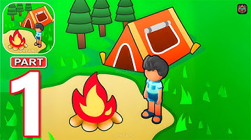 Davids Campground - Gameplay Walkthrough Part 1 Forest Camping Adventure (Android, iOS)