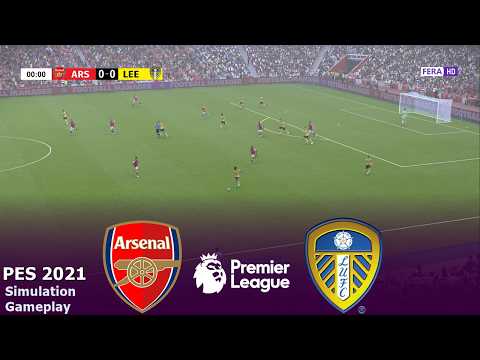 ARSENAL vs LEEDS UNITED | Premier League 2026 | SIMULATION eFootball PES 2021 Gameplay