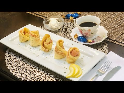 Video: Pancakes With Salmon And Cream Cheese