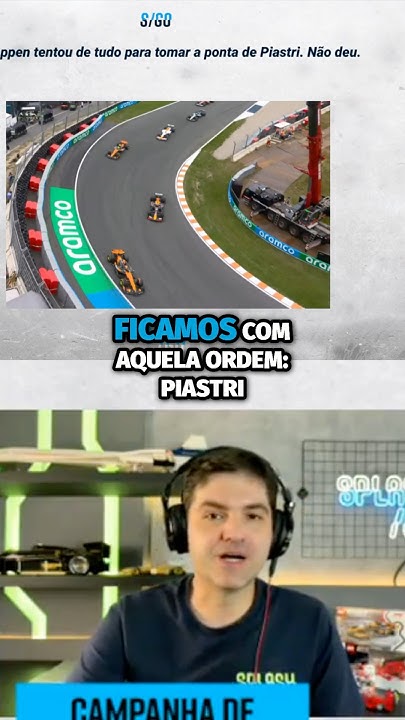 Verstappen foi pra cima: queria tomar a ponta na primeira volta. #shorts #f1 #formula1