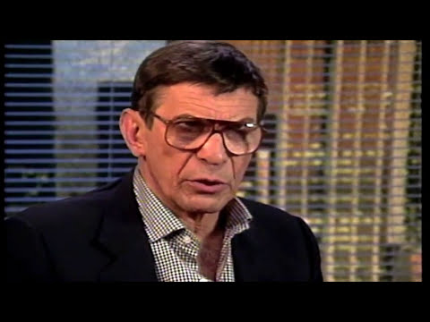 Download Leonard Nimoy With Barry Roskin Blake Talking Important Film ‘Never Forget’  1991