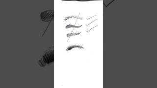 Easiest Eye Hair Drawing